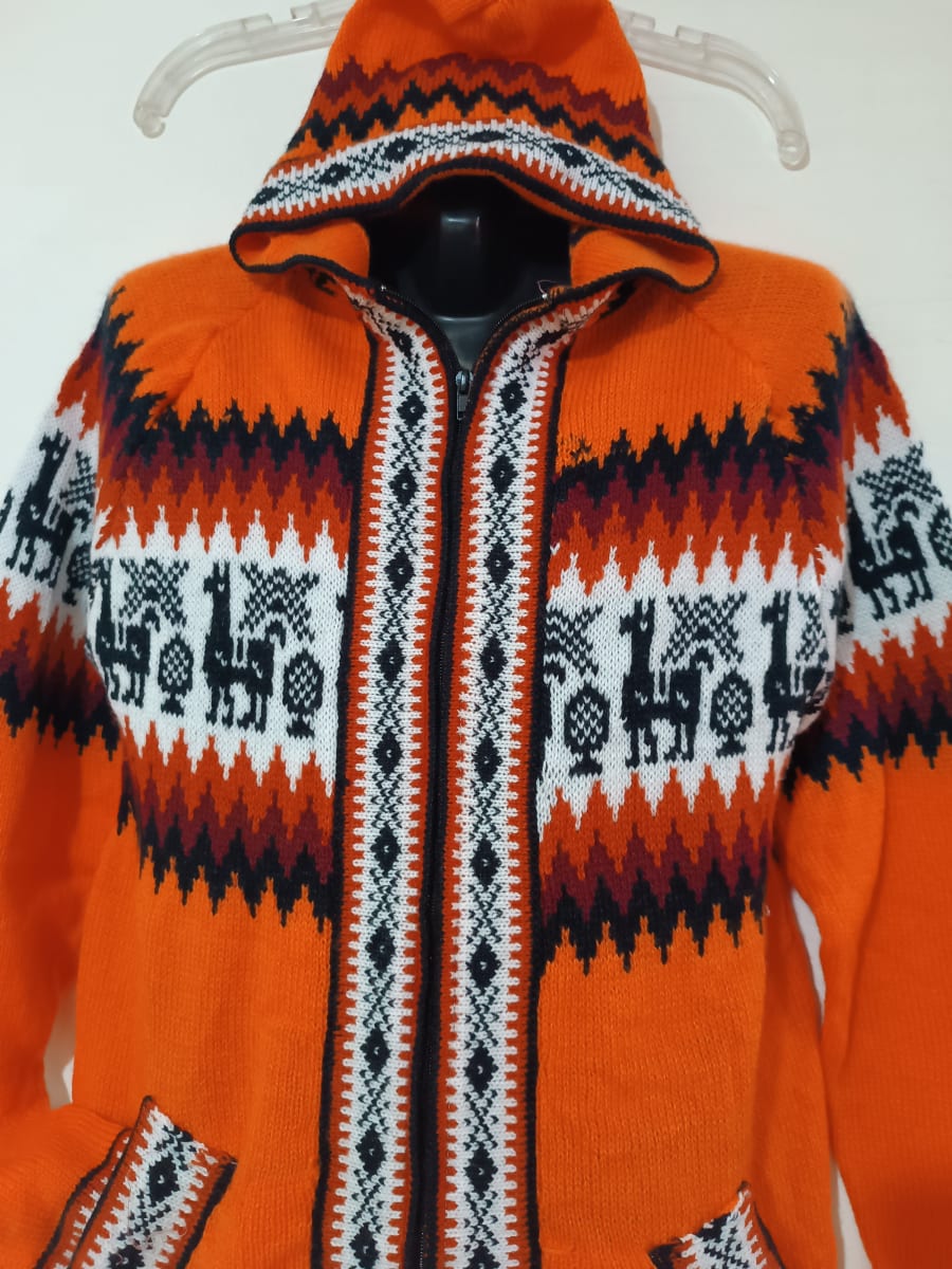 CHOMPA LLAMAS NARANJA2