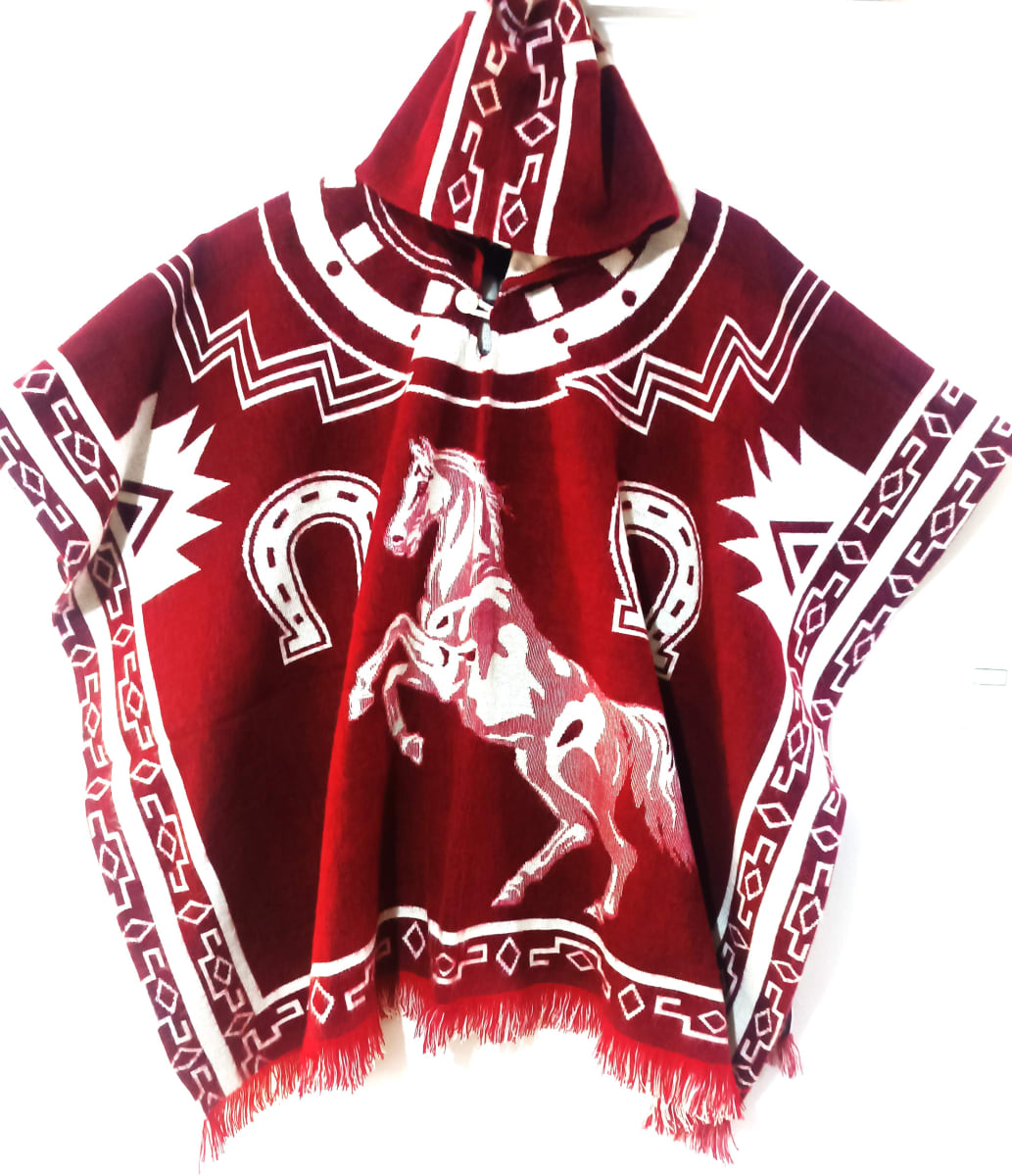 PONCHO CABALLO ROJO1