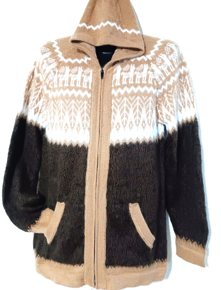 CHOMPA CAFE JASPEADO LLAMAS1