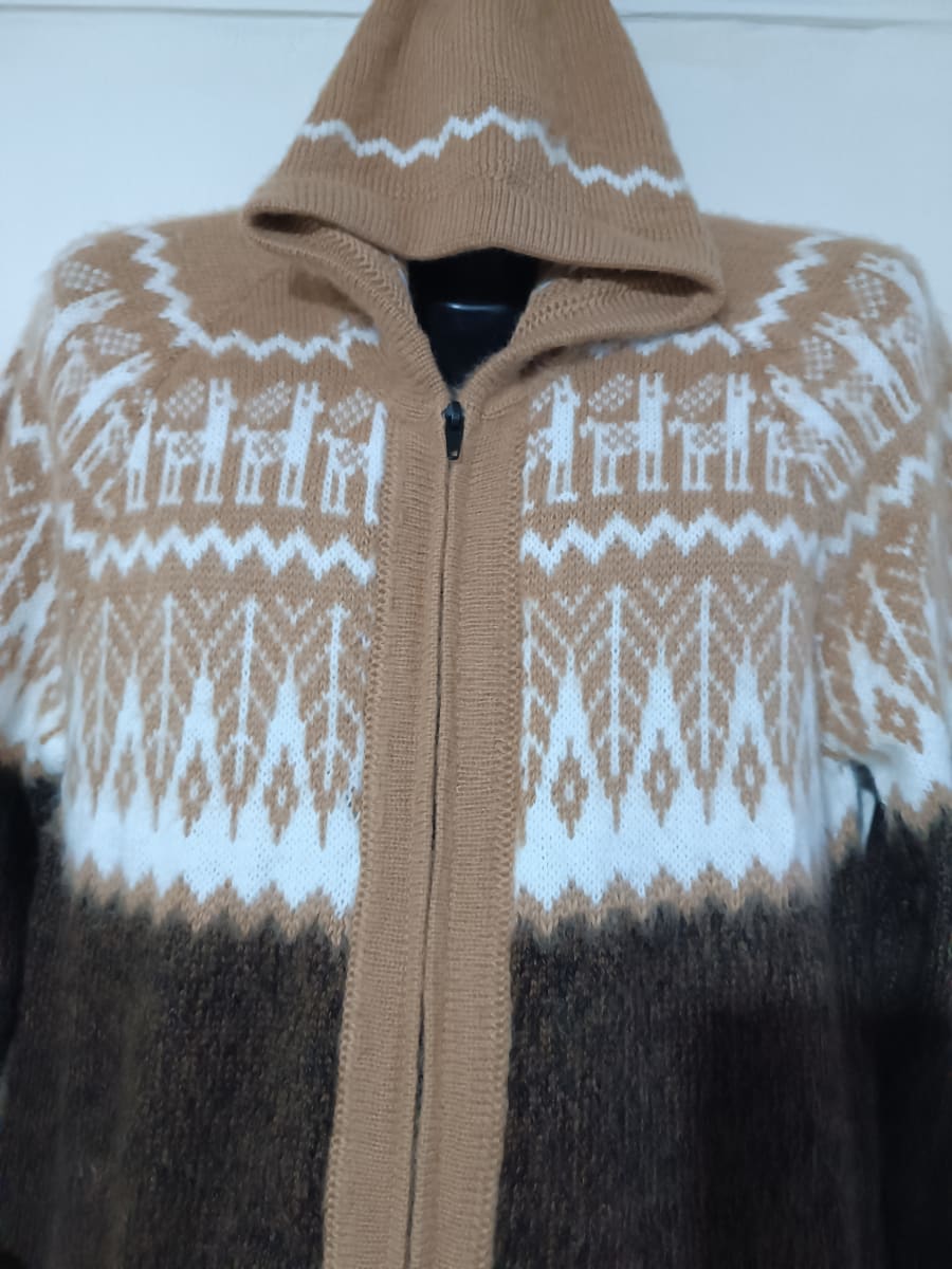 CHOMPA CAFE JASPEADO LLAMAS2