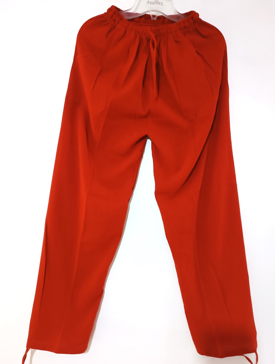 PANTALÓN ALGODÓN TERRACOTA LISO1
