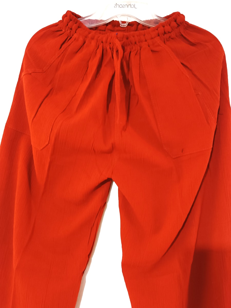 PANTALÓN ALGODÓN TERRACOTA LISO2