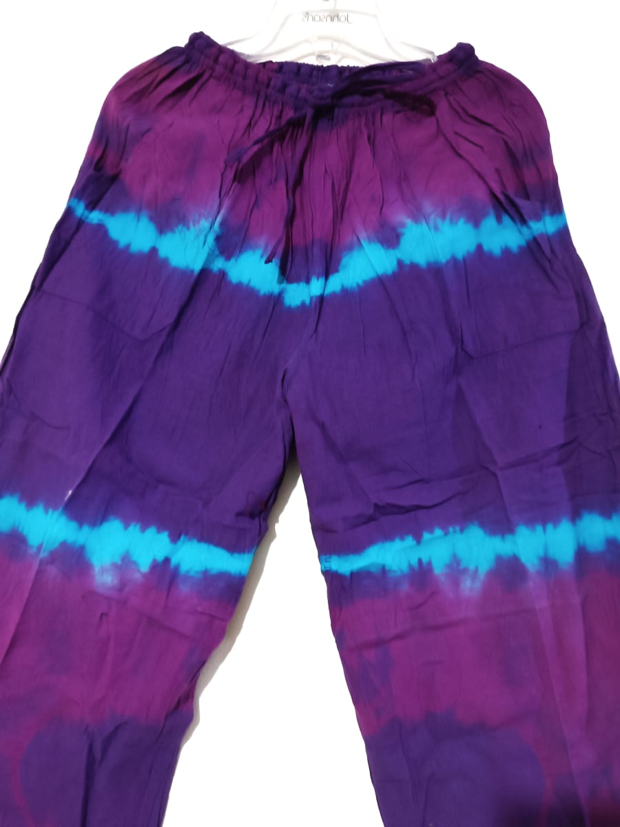 PANTALÓN DE ALGODÓN  MORADO MANCHADO2