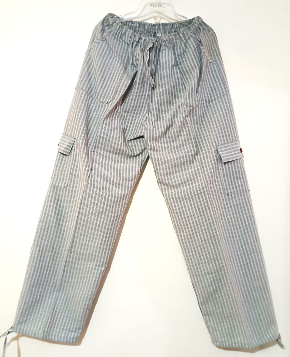 PANTALÓN RAYADO  PLOMO PLATA II1