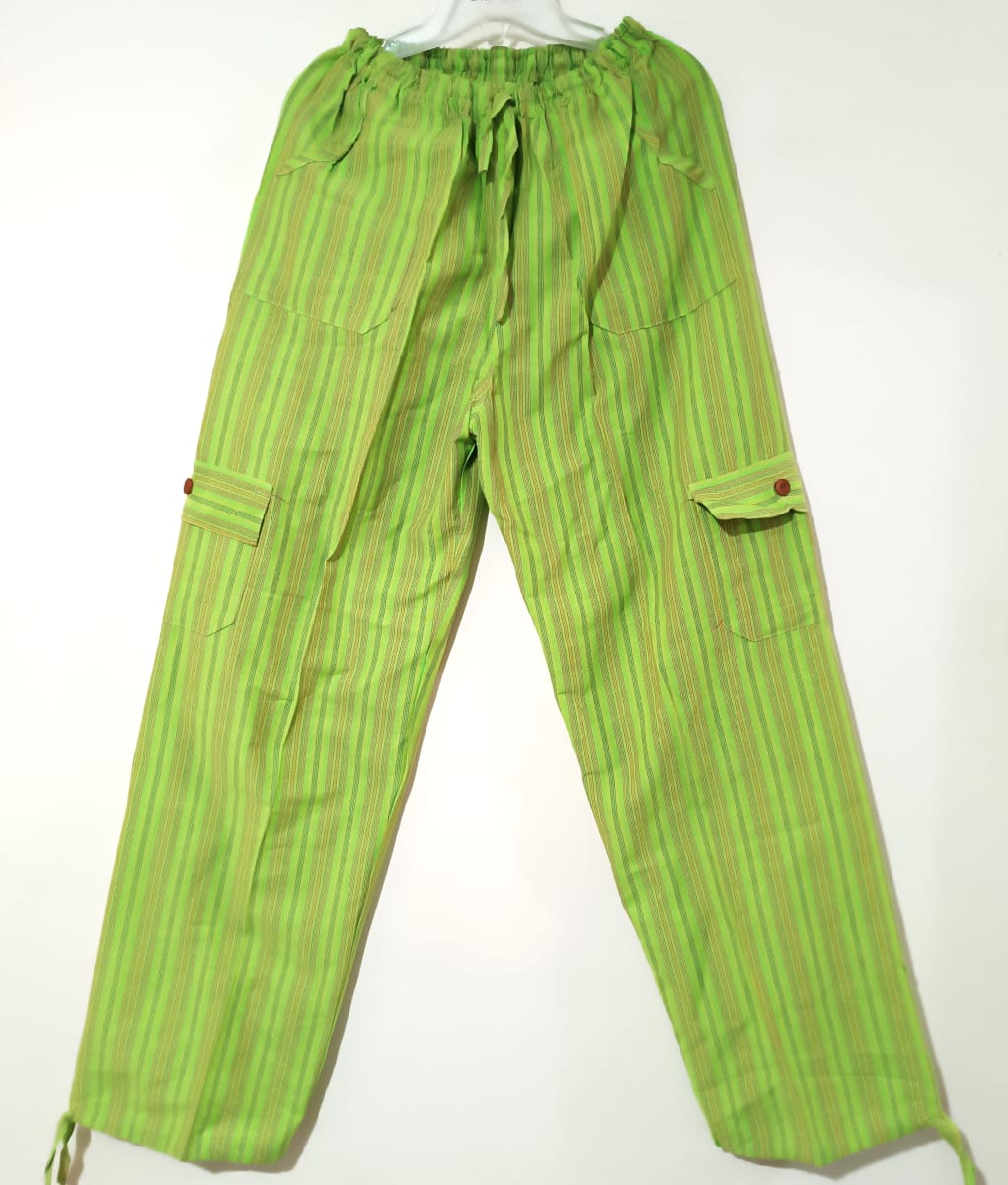 PANTALON RAYADO VERDE LIMON1