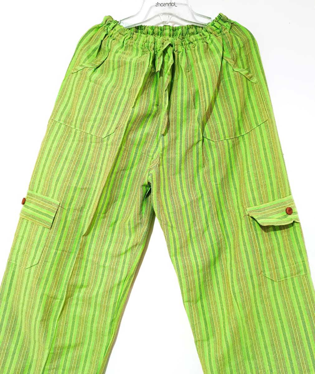 PANTALON RAYADO VERDE LIMON2