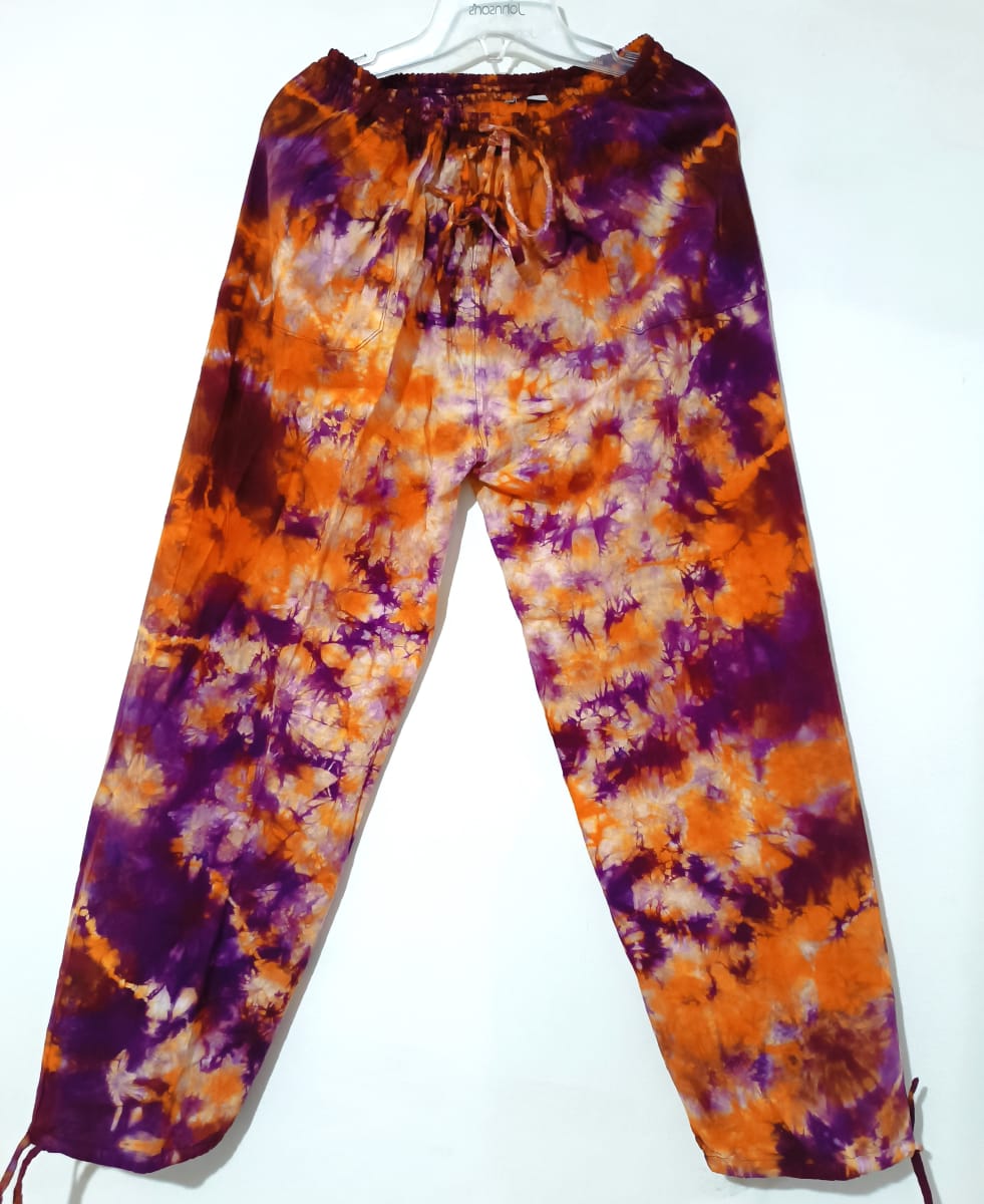 PANTALÓN ALGODÓN TERRACOTA MANCHADO1