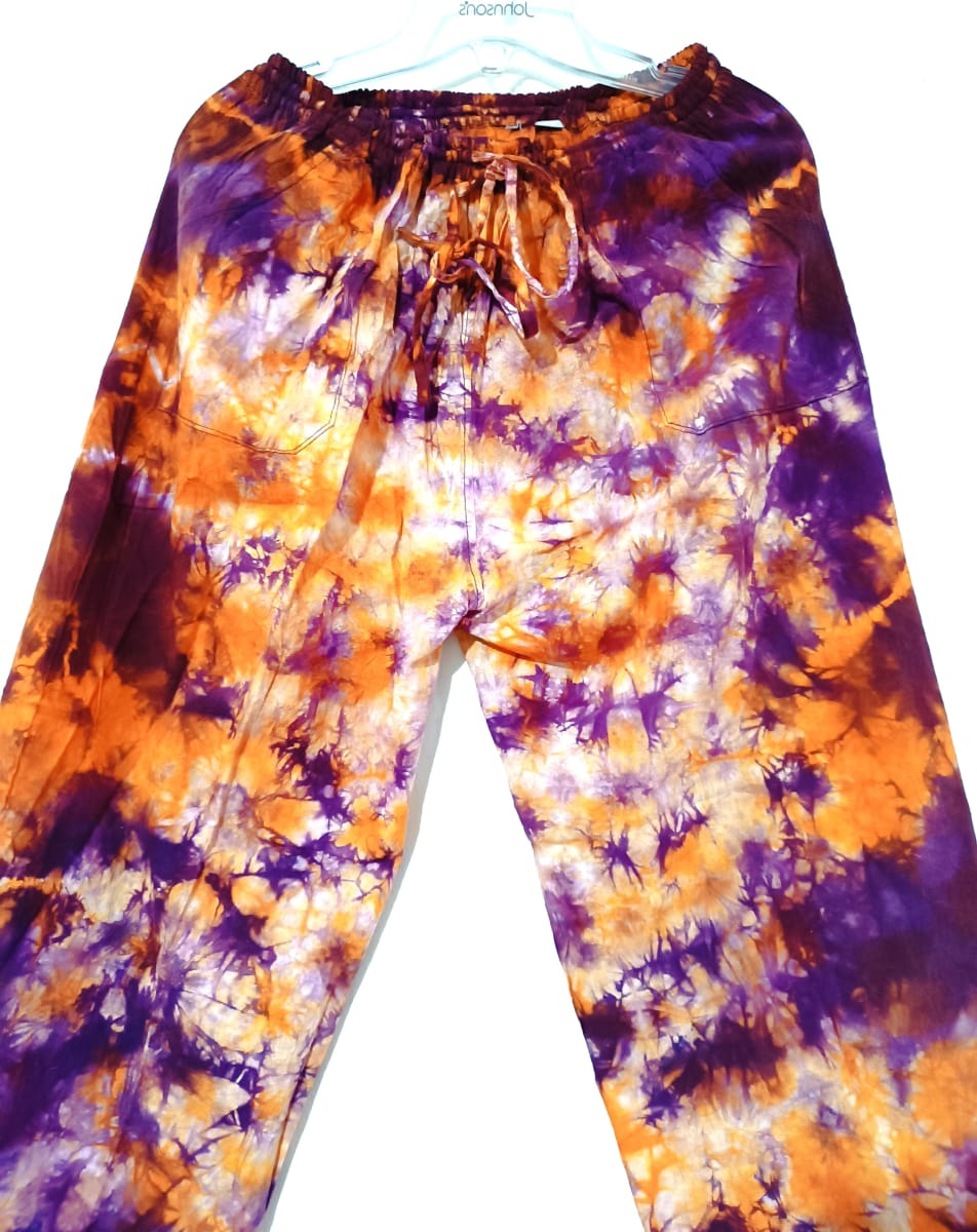 PANTALÓN ALGODÓN TERRACOTA MANCHADO2