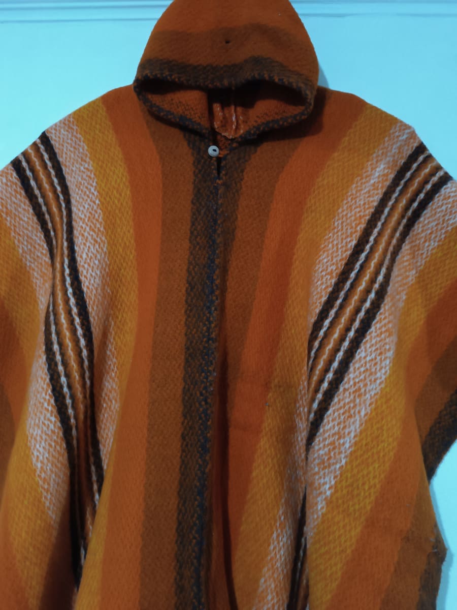 PONCHO CAFE RAYAS  OVEJA2