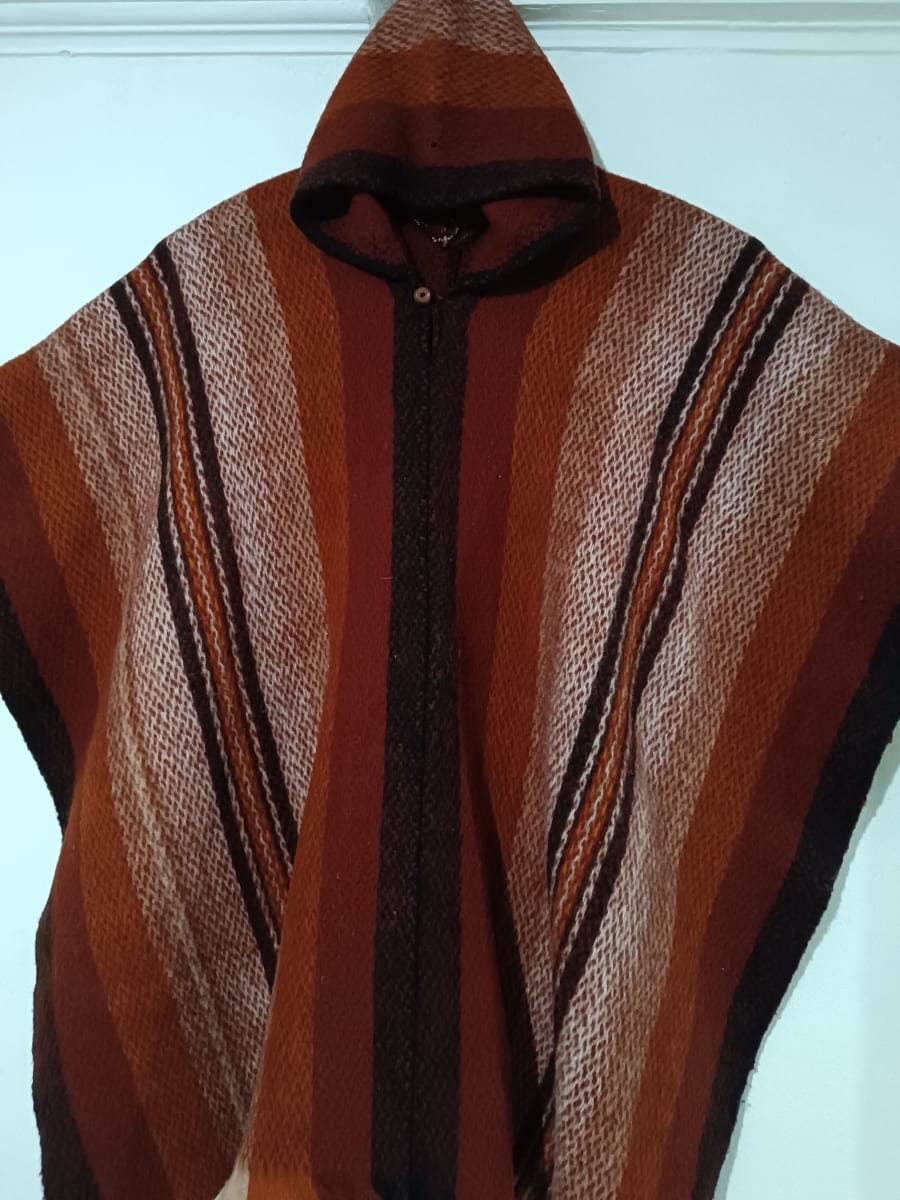 PONCHO CAFE RAYADO OVEJA2