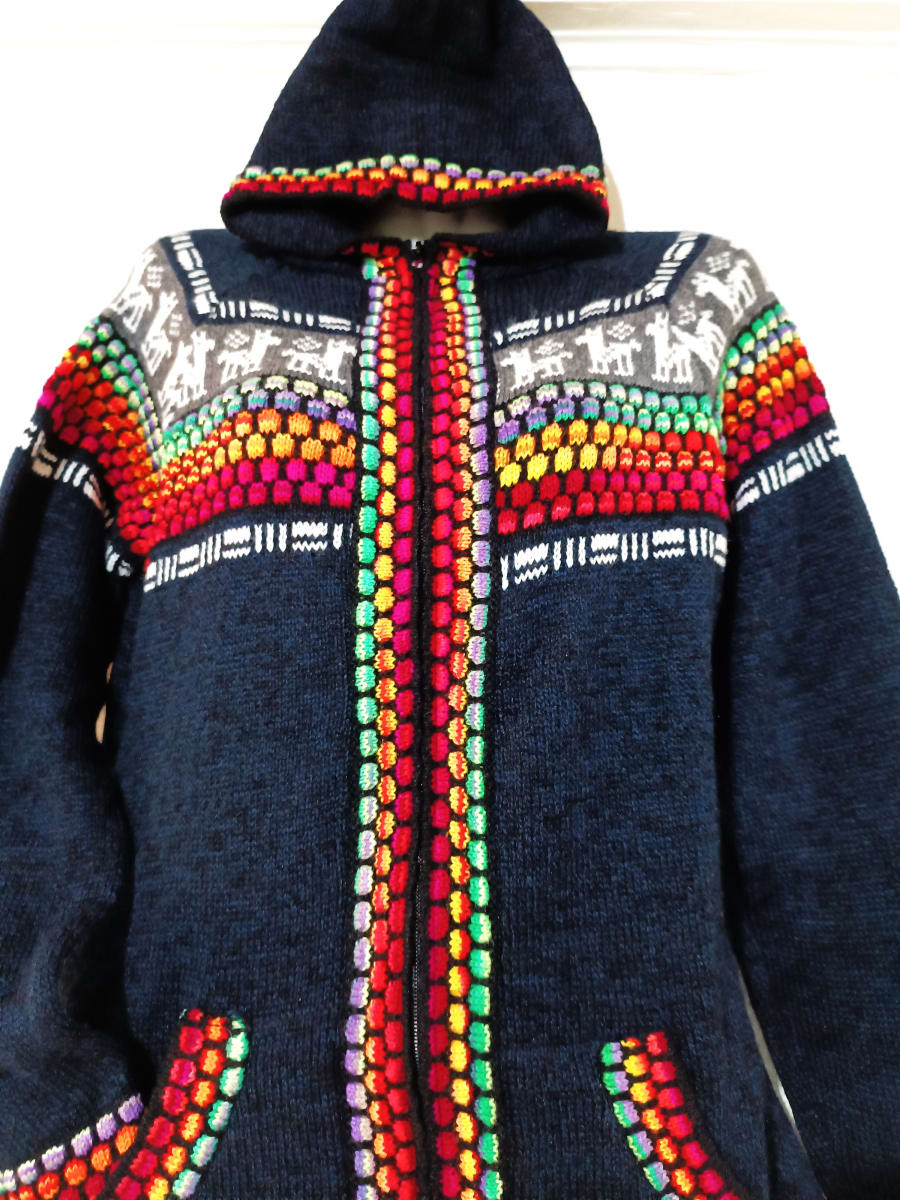 CHOMPA DE LANA DE ALPACA INCAICA2