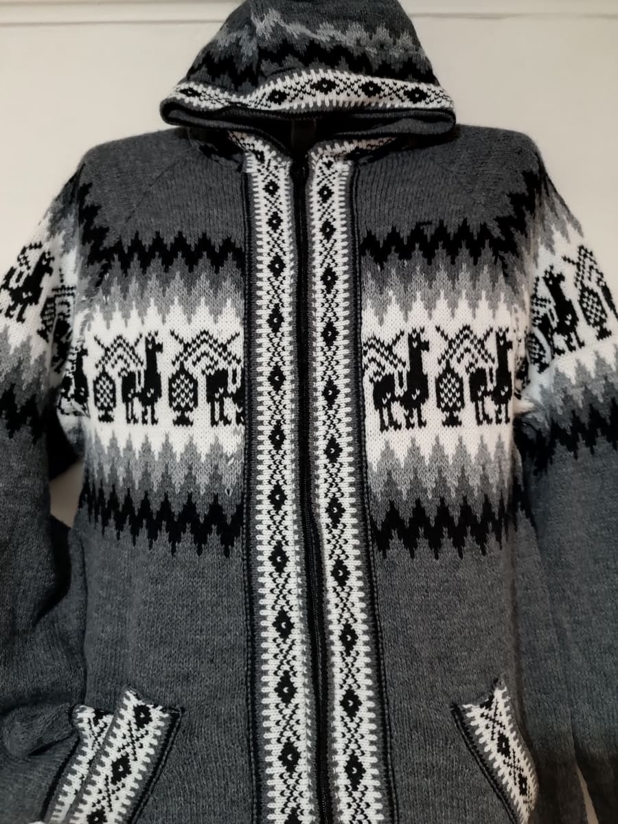 CHOMPA DE ALPACA GRIS OSCURO2