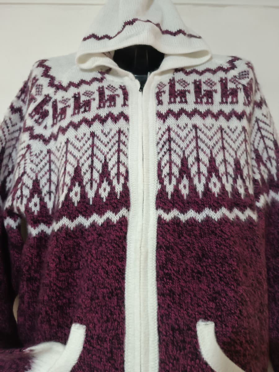 CHOMPA  JASPEADO VINO TINTO2