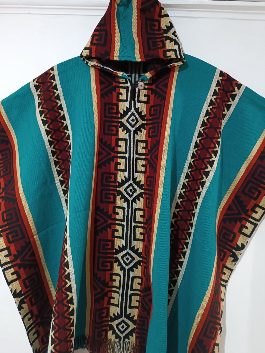PONCHO VERDE CHACANAS  CUSQUEÑAS2