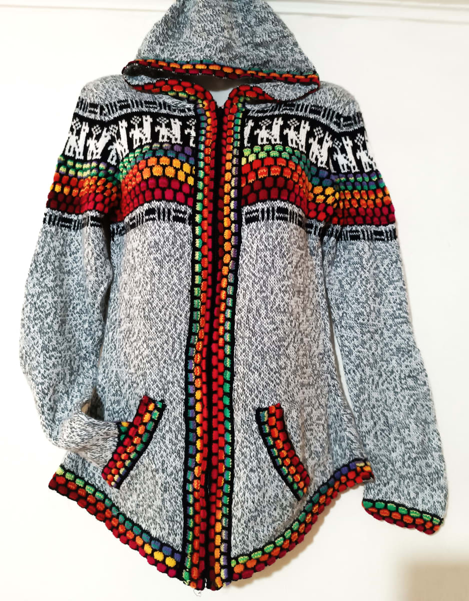 CHOMPA CUZQUEÑA PLOMO JASPEADO1