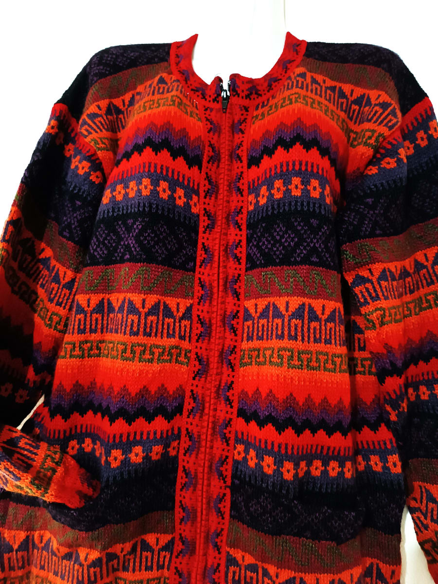 CHOMPA TARJETA ALPACA ROJO2