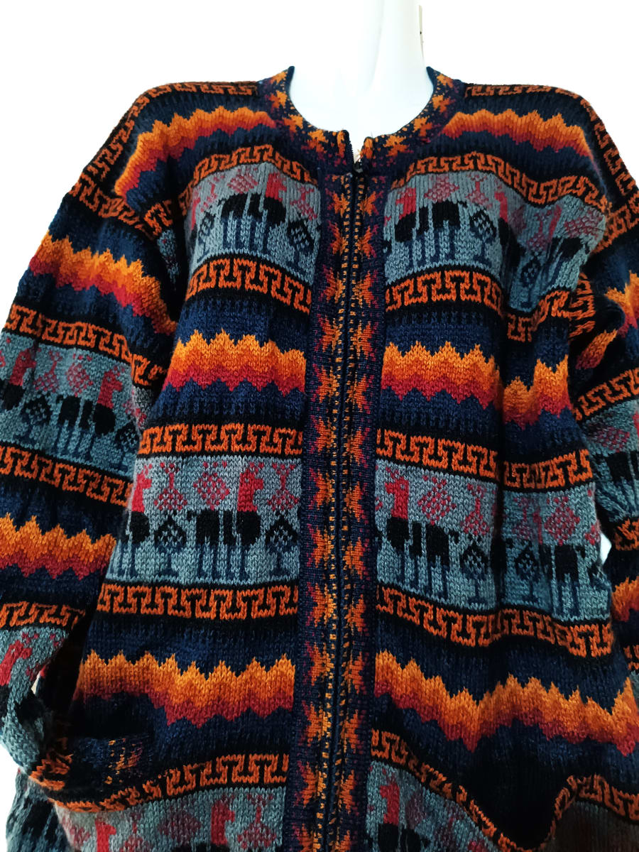 CHOMPA TARJETA DE ALPACA AZUL2