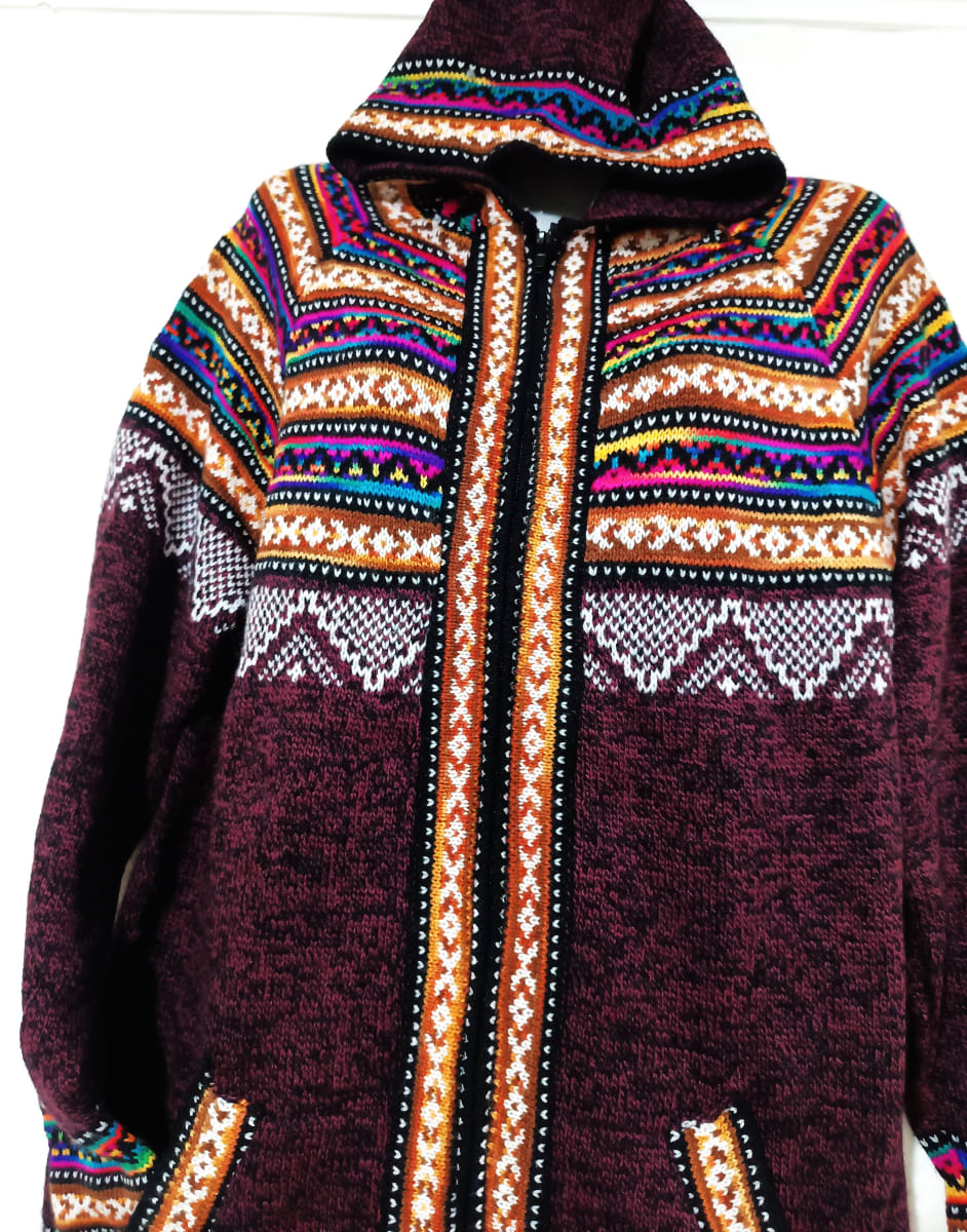 CHOMPA  ALPACA  VINO TINTO JASPEADO2