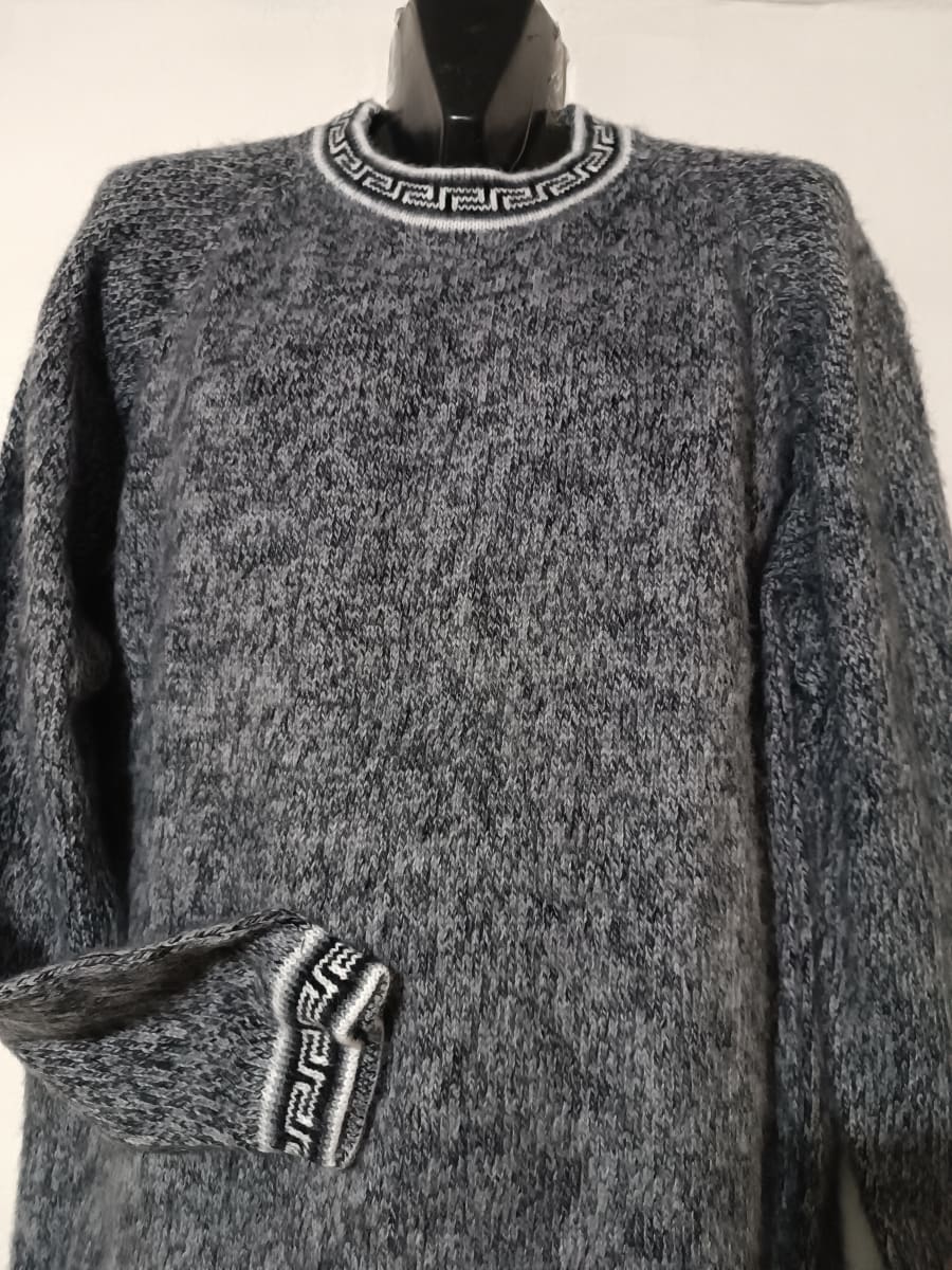 CHOMPA DE LANA DE ALPACA GRIS2