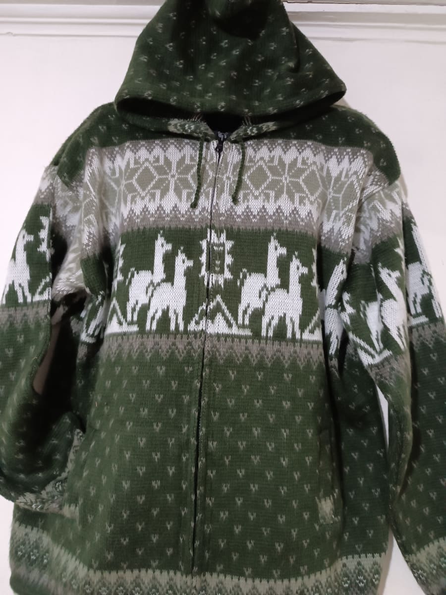 CHAQUETA GRUESO ALPACA VERDE2