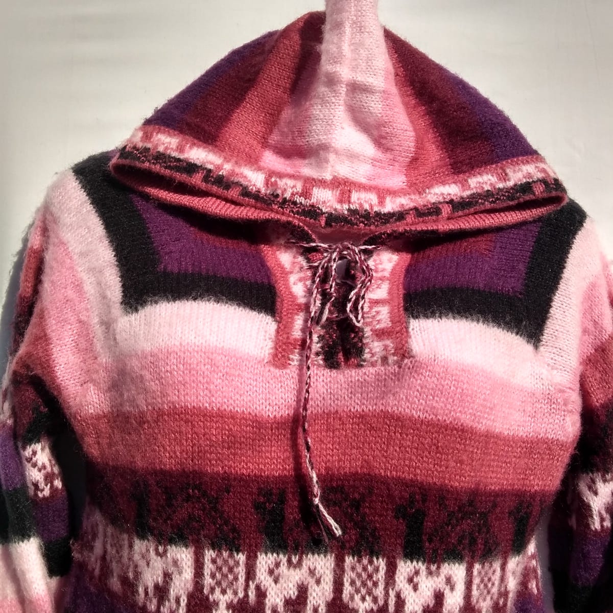 Chaleco Shakira rosado rayado2