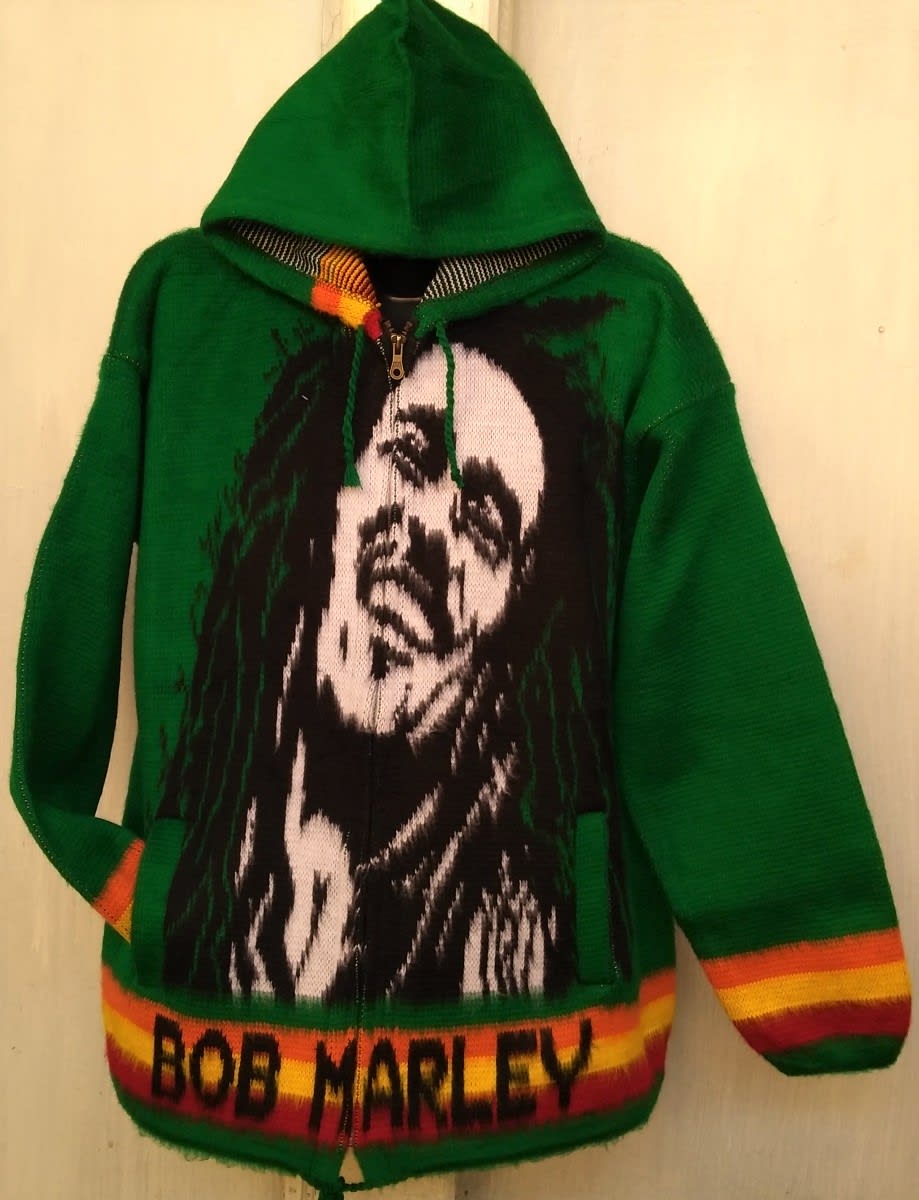 Chaleco Bob Marley verde 1