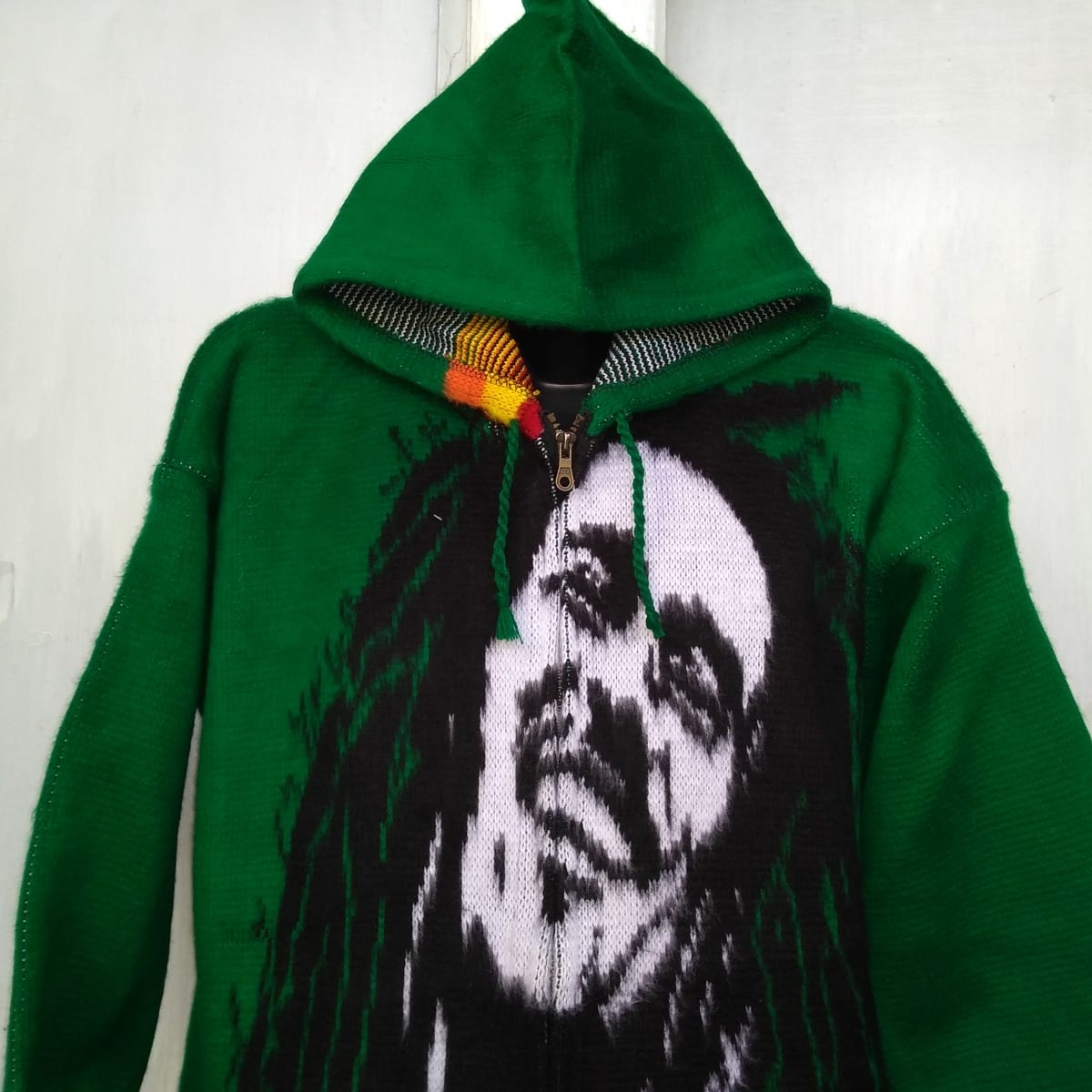 Chaleco Bob Marley verde 2