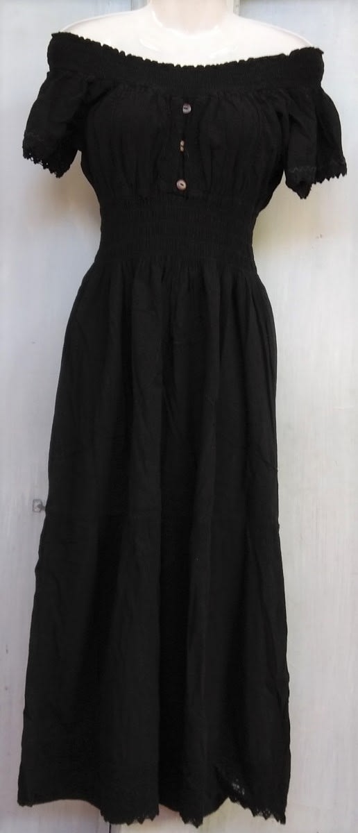 Vestido largo negro1