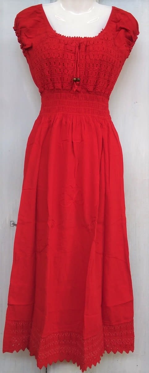 Vestido largo rojo1