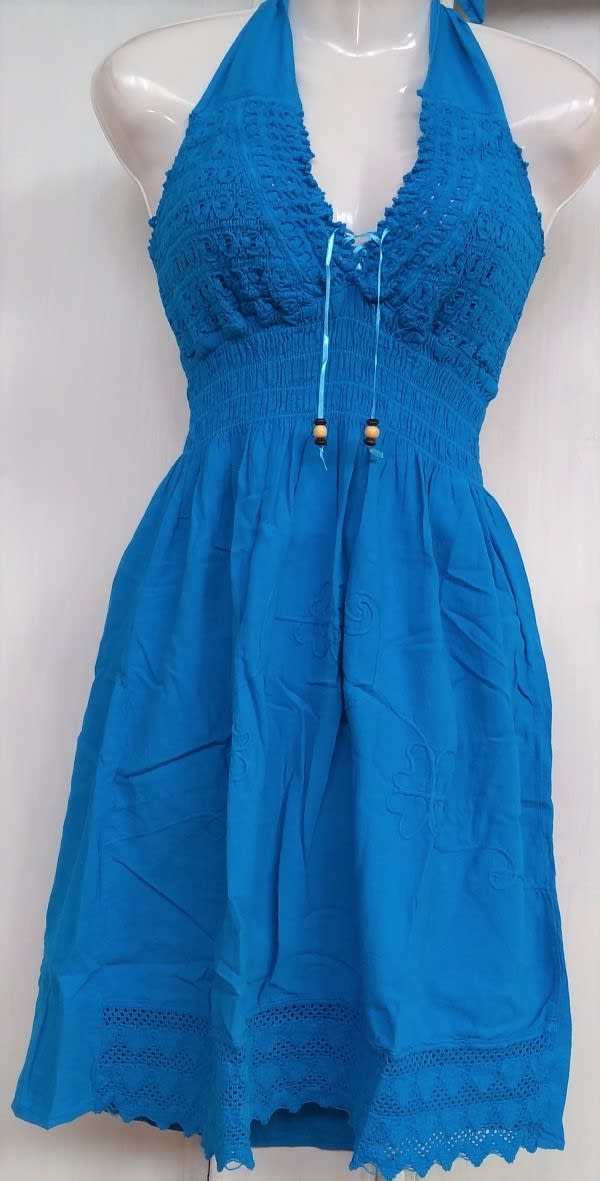 Vestido corto calipso con amarre1