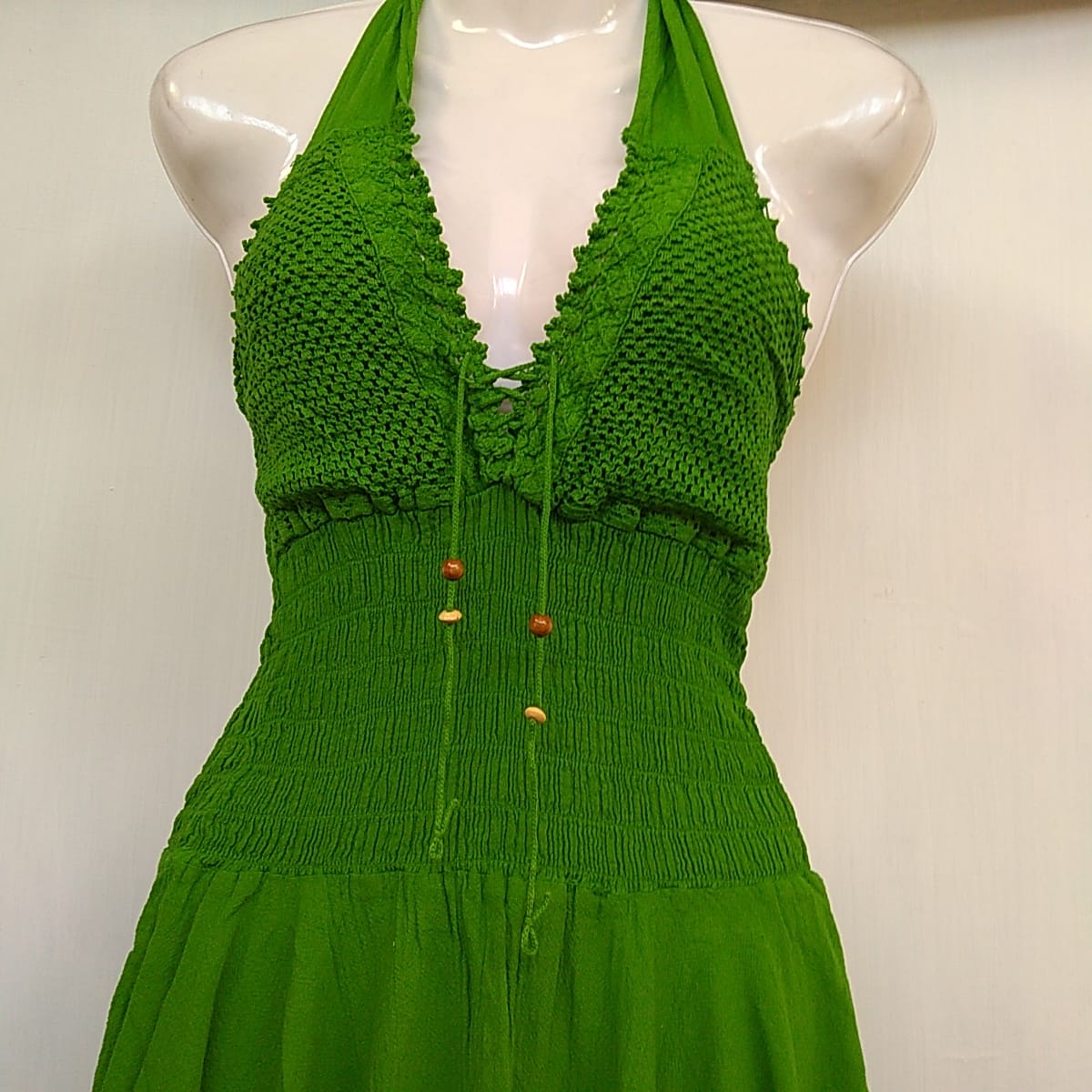 vestido en punta verde2