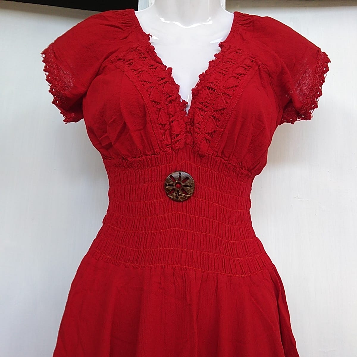 Vestido rojo en punta2