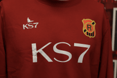 POLERON ENTRENAMIENTO 2024 CUELLO REDONDO ROJO