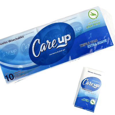 Pack Pañuelos Desechables CARE UP x10