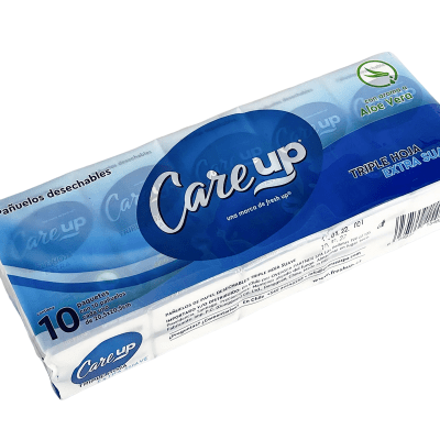Pack Pañuelos Desechables CARE UP x10