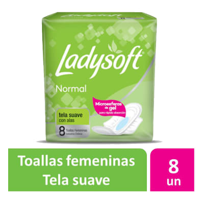 Toallas Higiénicas LADYSOFT Normal X8