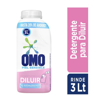 Detergente Omo para Diluir Hipoalergénico 500ml
