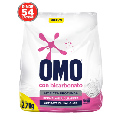 Detergente Omo con Bicarbonato 2.7 kilos