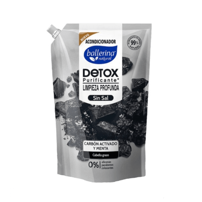Acondicionador Ballerina Carbón Activado Y Menta 900ml
