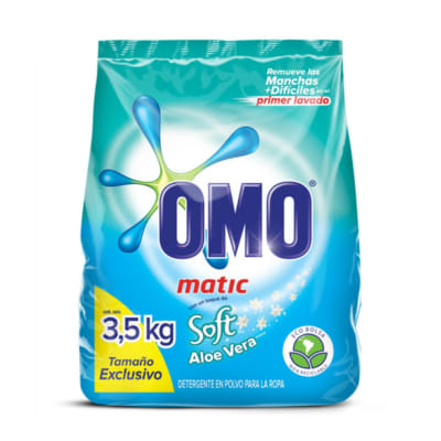 Detergente Omo Matic con Soft 3,5 Kilos