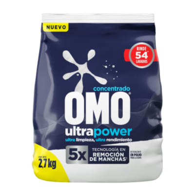 Detergente OMO Matic Ultra power 2.7 kg