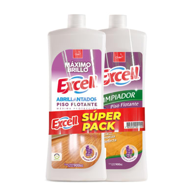 Pack Abrillantador + Limpiador Excell Lavanda 900cc