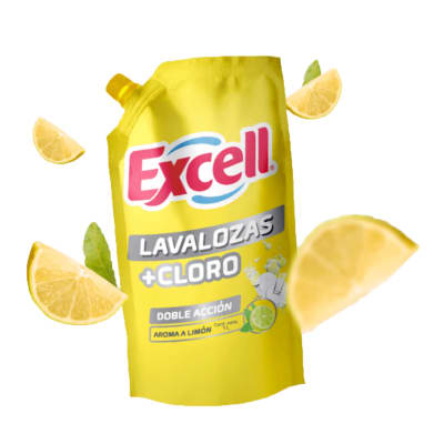 Lavalozas + Cloro Excell 1LT