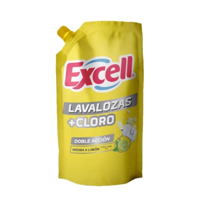 Lavalozas + Cloro Excell 1LT