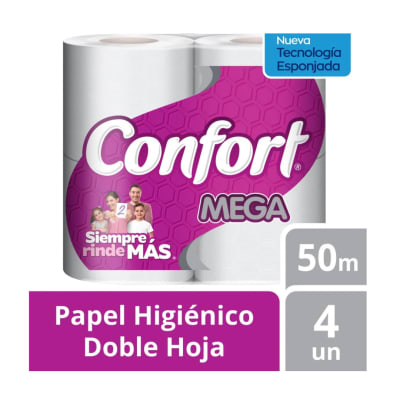Papel Higiénico Confort 50MTS X4
