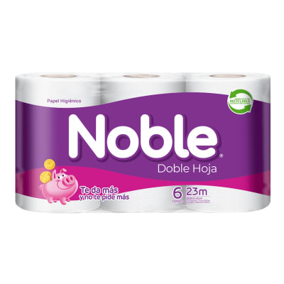 Papel Higiénico Noble x6 23 metros