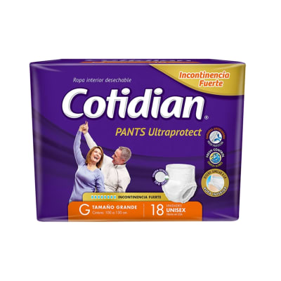 Ropa Interior Cotidian Pants G 18 unidades