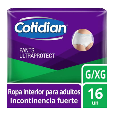 Pañales Cotidian Pants Ultraprotect G/XG 16 unidades