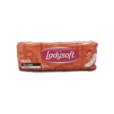 Toallas Higiénicas LADYSOFT Básica X8
