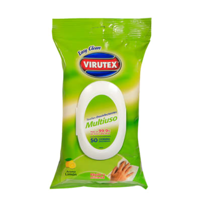Toallas Multiusos Desinfectante Virutex 50u